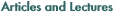 Articles and Lectures